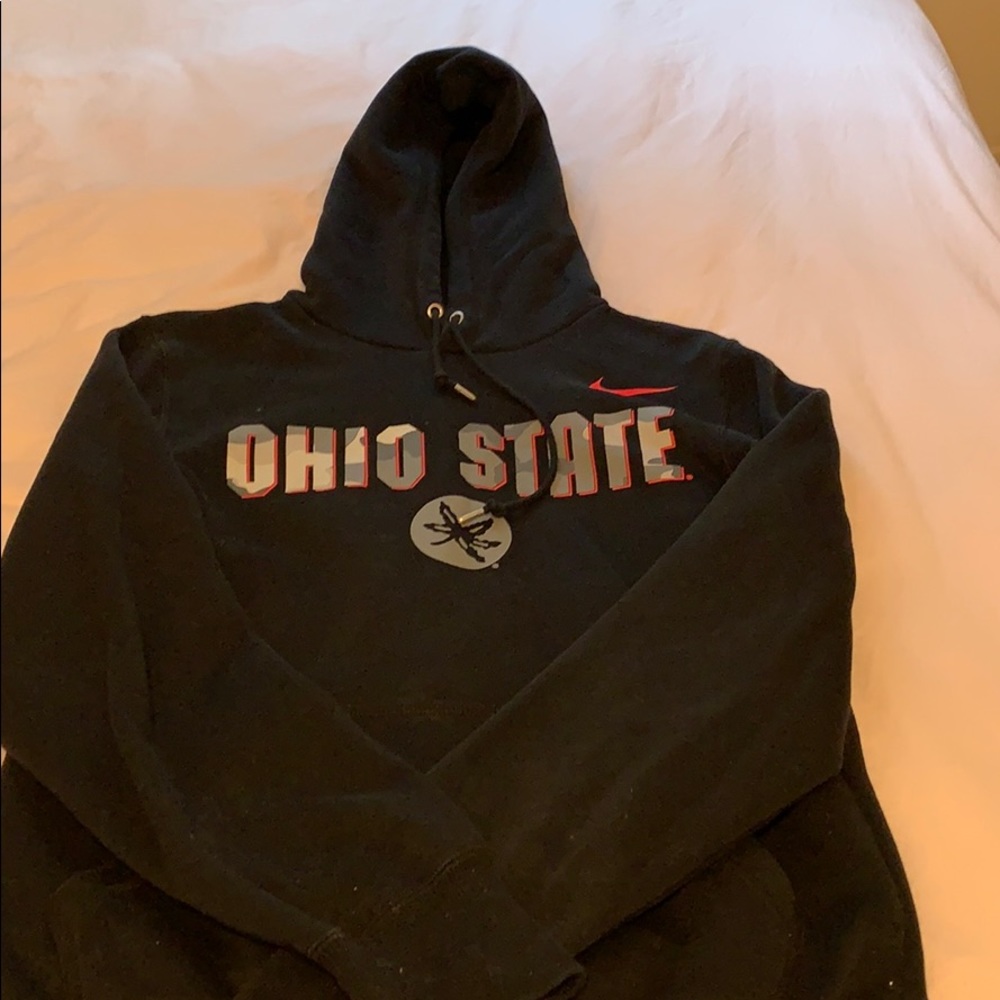 Men’s Ohio State Black Nike Hoodie, Small